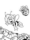 Картинки для раскрашивания с Пчелки Майи