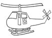 Картинки для раскрашивания с вертолетами