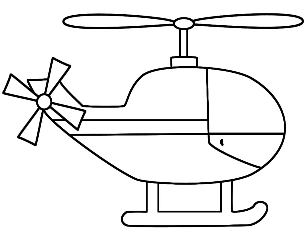 Раскраски для девочек вертолеты