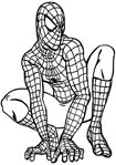 Картинки для раскрашивания с Человеком-пауком