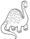 Картинки для раскрашивания с динозаврами
