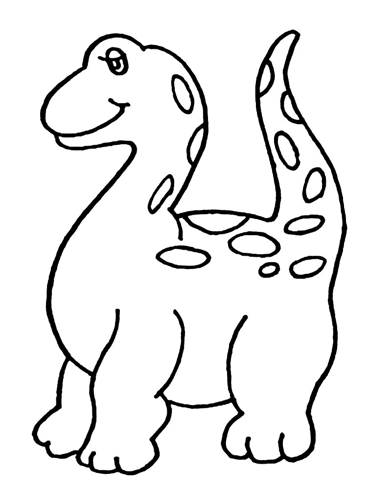 Раскраски для детей динозавры