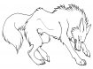 Картинки для раскрашивания с волками