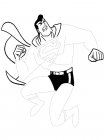 Обвести по точкам рисунки с Суперменом и раскрасить их