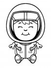 Космонавты раскраски для мальчиков